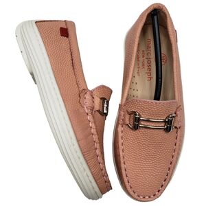Marc Joseph | NIB Lexington Blush Pebble Grainy Classic Leather Loafer Girl 10.5